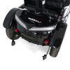 High speed height adjustable mobility scooter with wheels foot and head rest