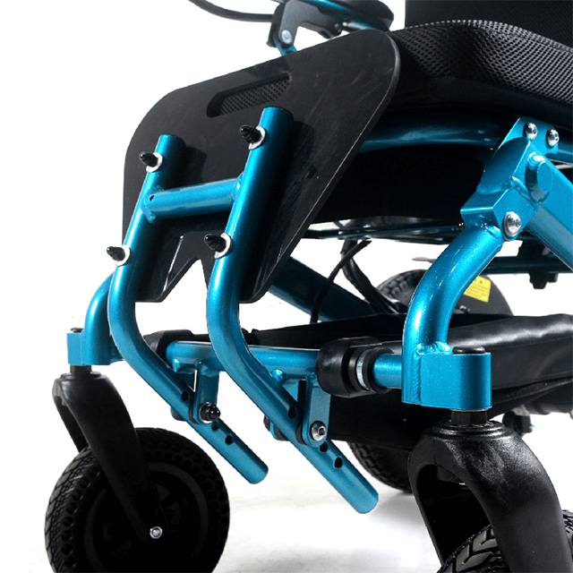 portable lightweight foldable power wheelchair for elderly