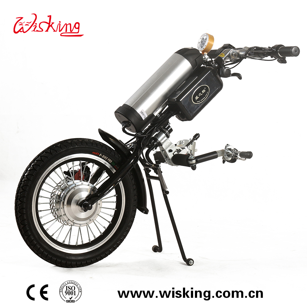 wheelchair trailer handcycle with lithium battery for disabled
