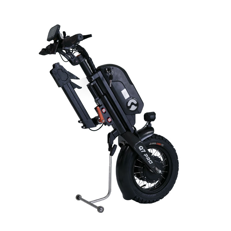 WISKING Q7 PRO carbon fiber wheelchair trailer with 16inch wheel