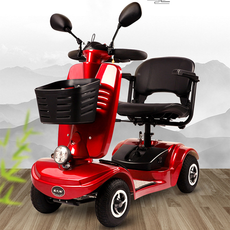Small Mobility Scooter with Windshield for Travel