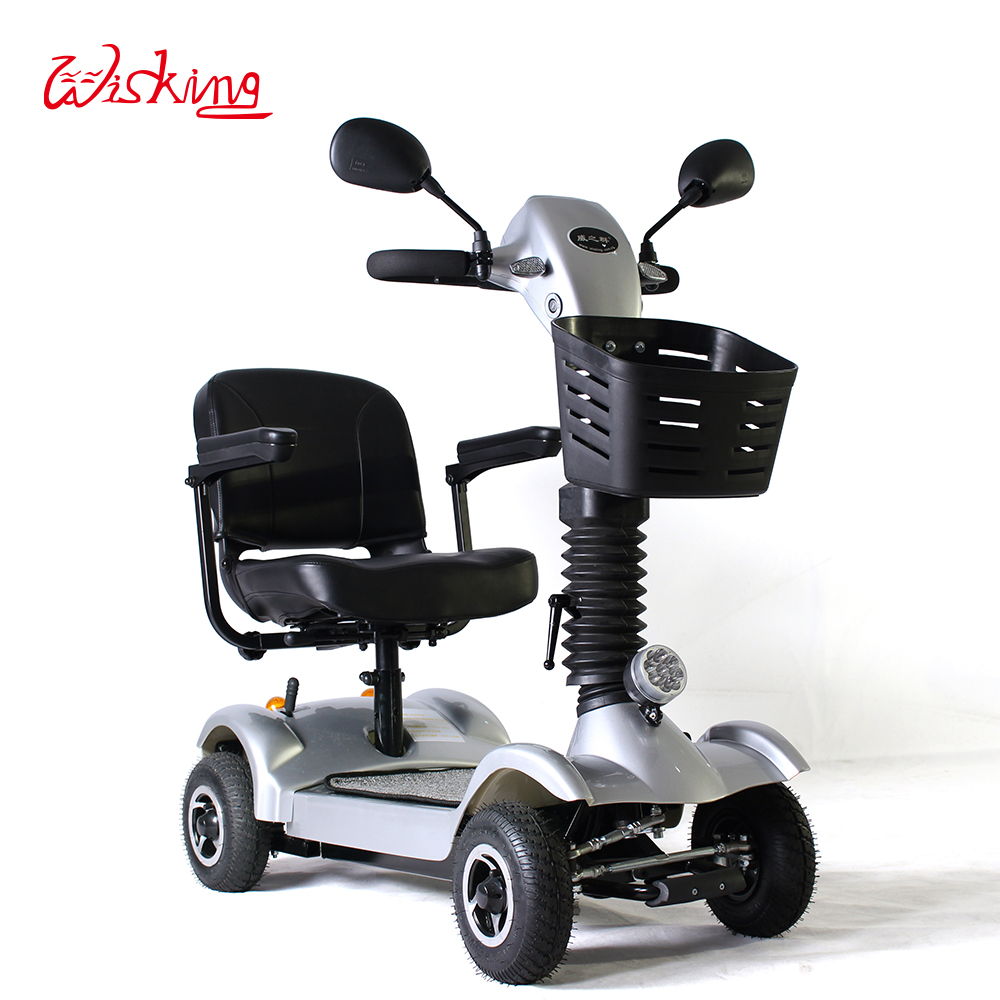 mini travel handicapped mobility scooter with rearview mirror