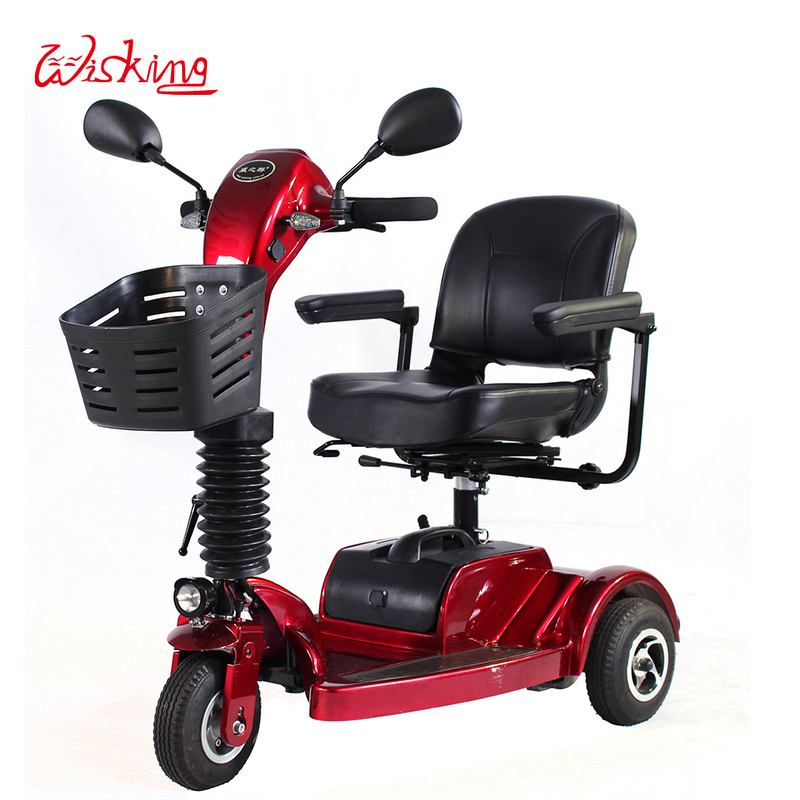 travel electric mobility scooter with rearview mirror for elder