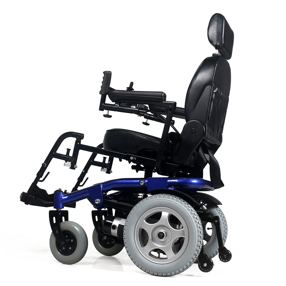 medium power wheelchair with three suspension for kids