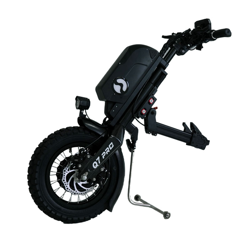 WISKING Q7 PRO carbon fiber wheelchair trailer with 16inch wheel
