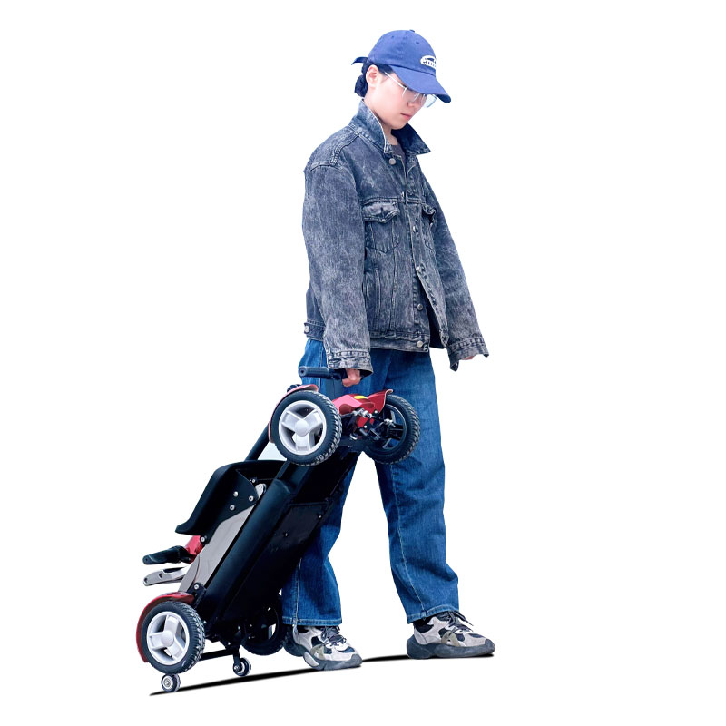 outdoor four wheel quick folding mobility scooter 
