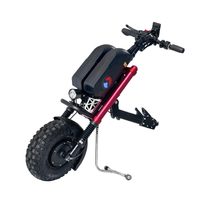 climbing electric wheelchair trailer with dual lithium battery detachable