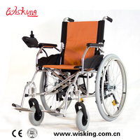 foldable power wheelchair with lithium battery for disabled