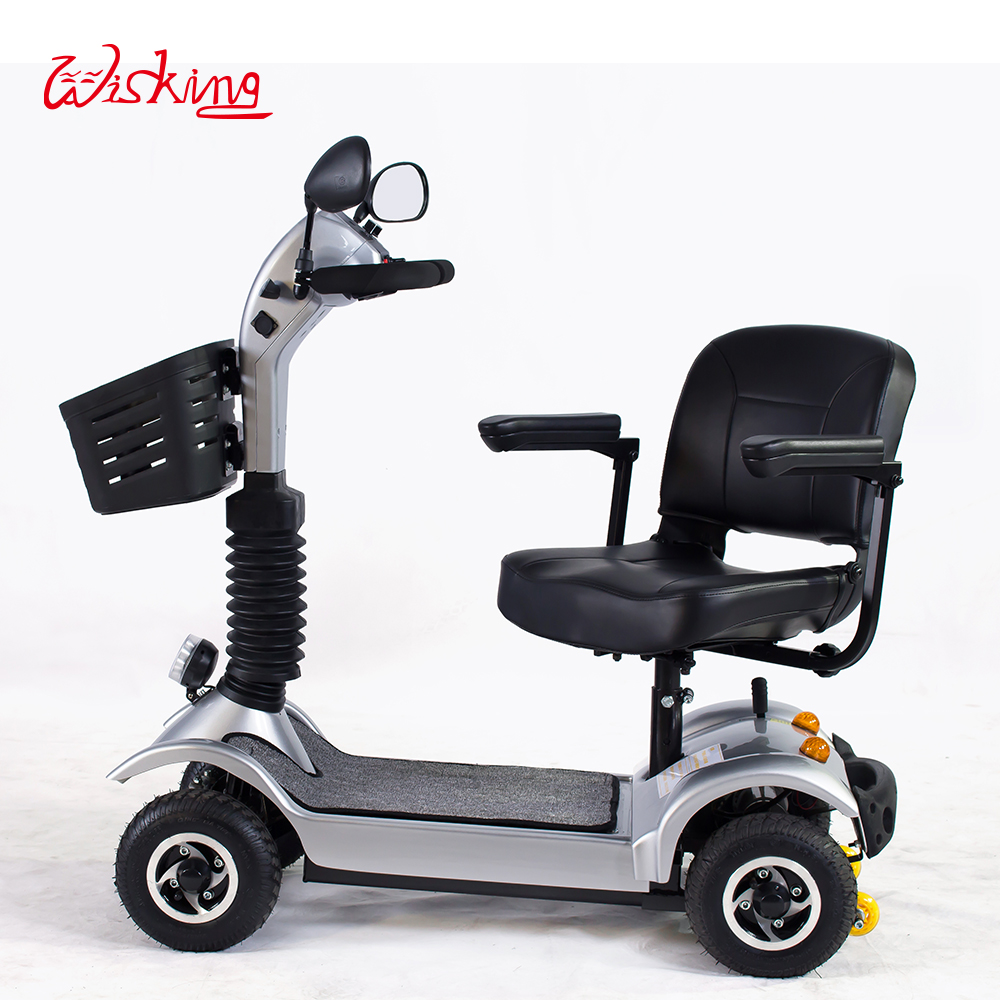 mini travel handicapped mobility scooter with rearview mirror