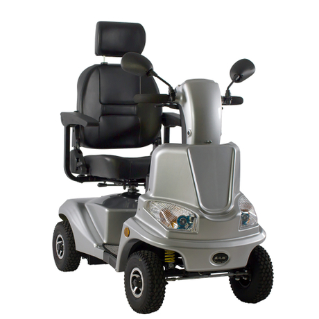 Comfortable Adjustable Mobility Scooter for Elderly