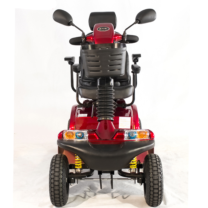 custom four wheels brushless mobility scooter with roof for tour