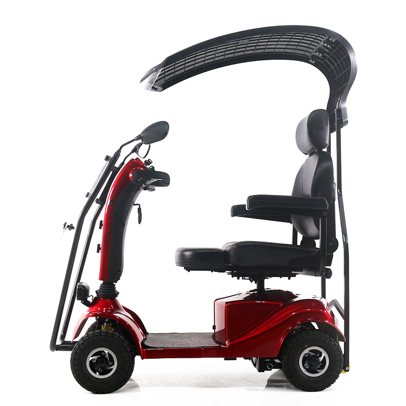 four wheel mobility scooter with suspension for heavy body