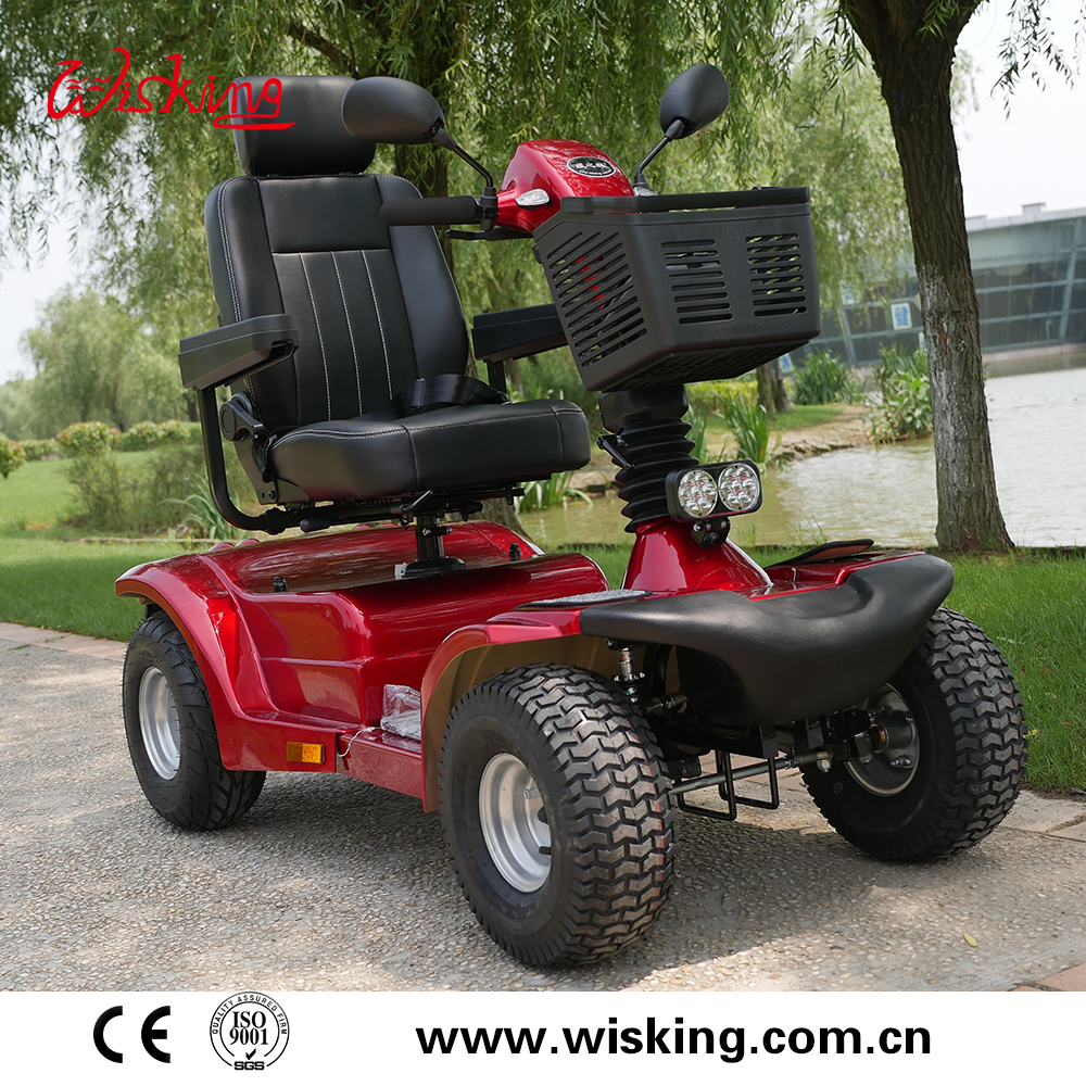 4 Wheel Mobility Scooter Electric Golf Cart Scooter Battery Powered 24V