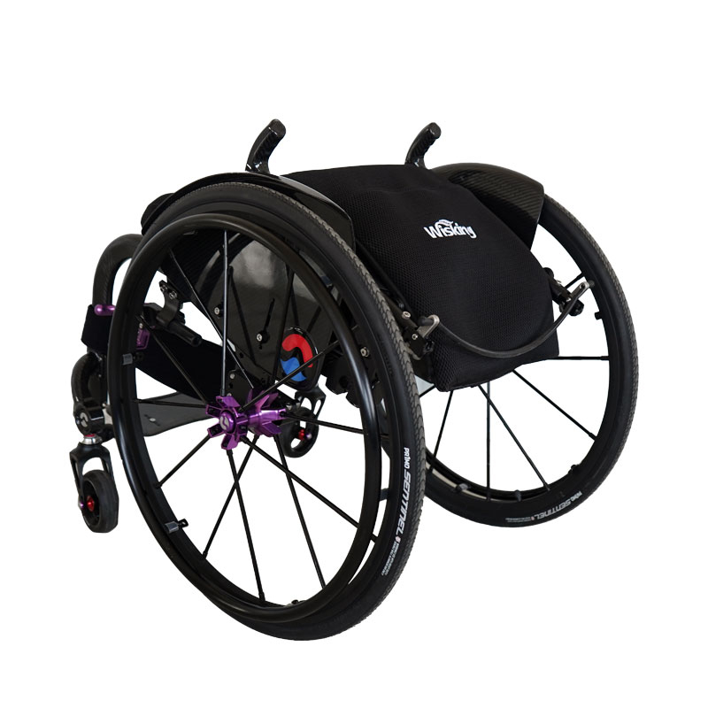 Portable Manual Folded Active Wheelchair on Plane
