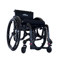 Foldable lightweight all carbon fiber active wheelchair 
