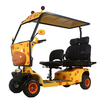 Cartoon Sightseeing Car Mobility Scooter with Roof for Three People