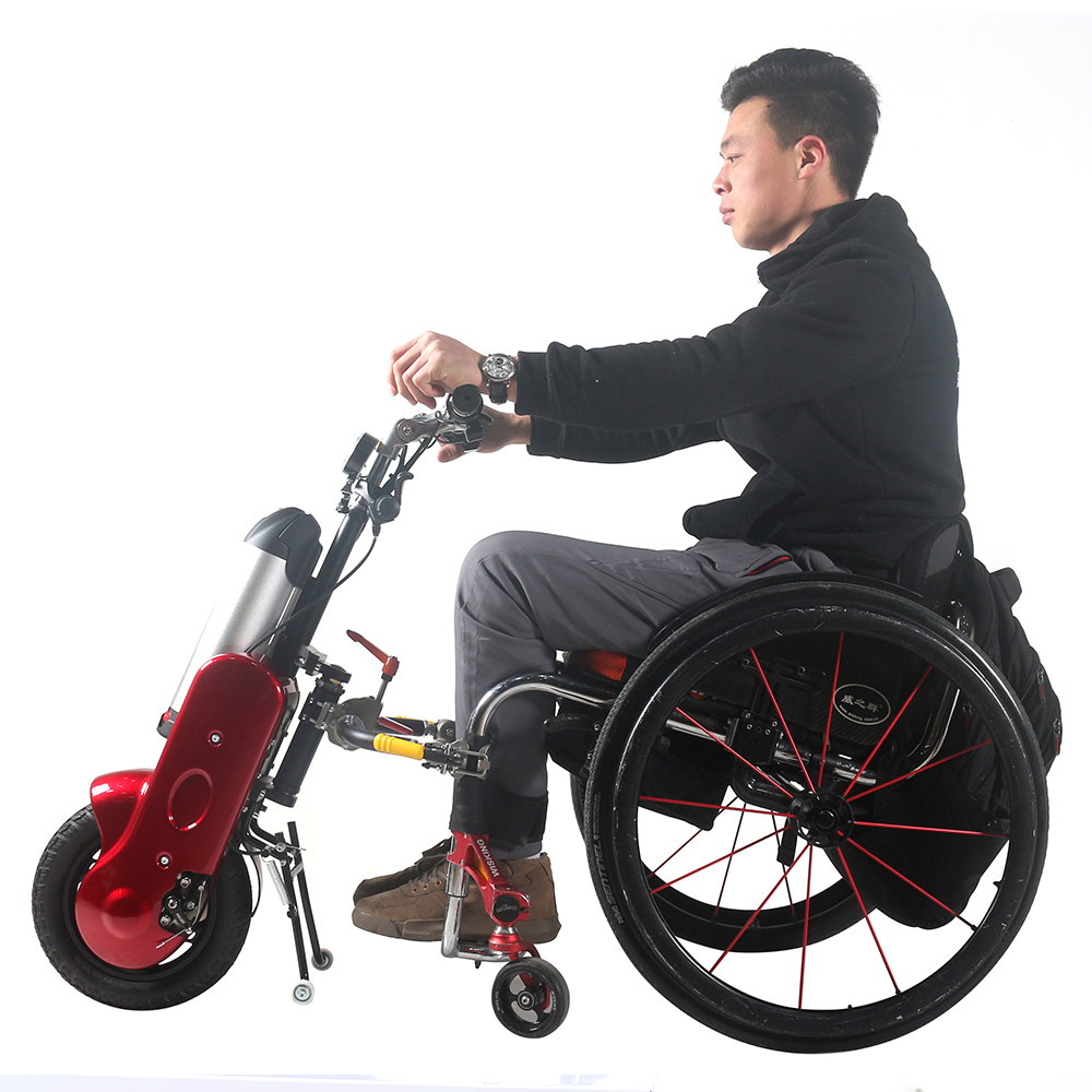 portable wheelchair handcycle with lithium battery for disabled