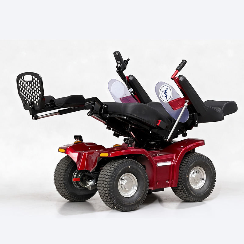 WISKING four-wheel drive high speed off-road smart electric wheelchair with wider tires 