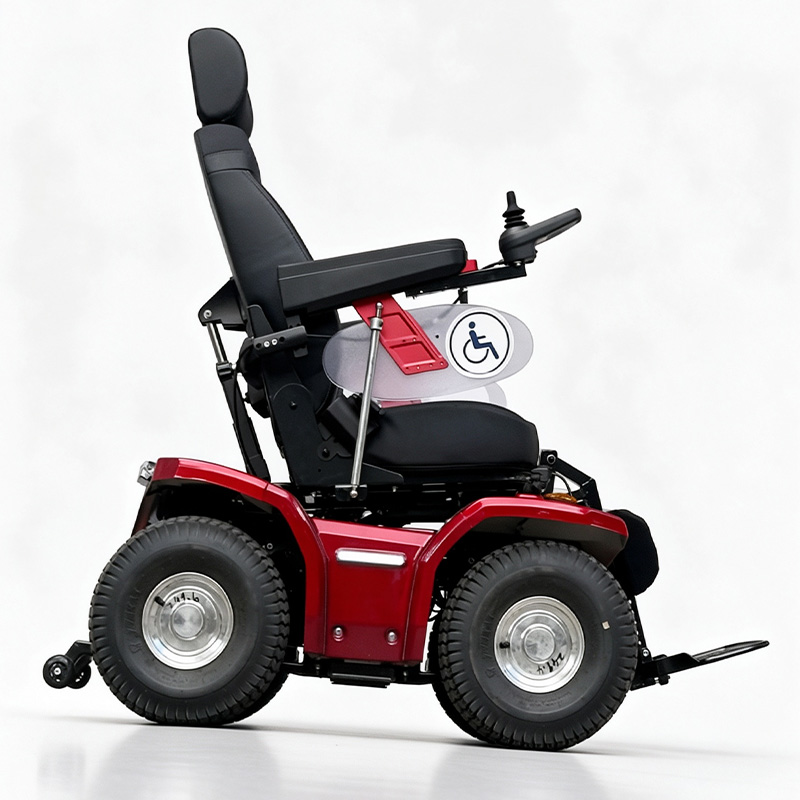 WISKING four-wheel drive high speed off-road smart electric wheelchair with wider tires 