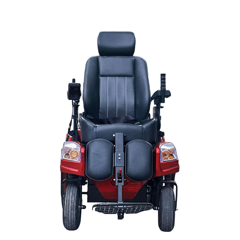 Electric high-speed mobility scooter with a reclining seat