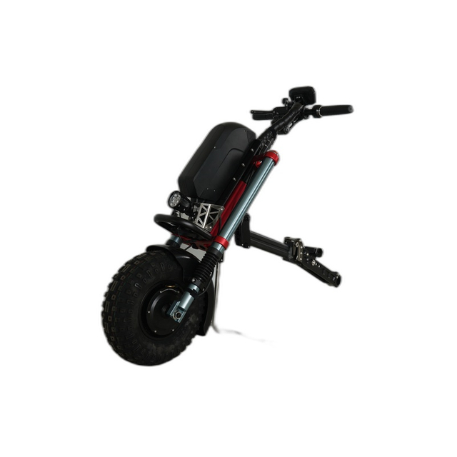 climbing electric wheelchair trailer with dual lithium battery detachable